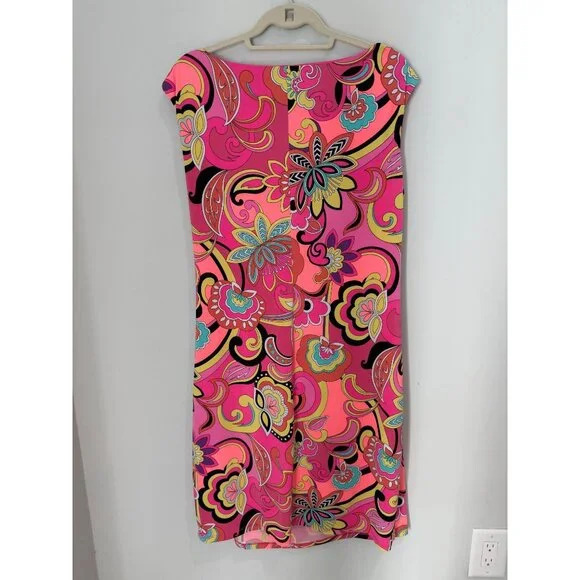 Peter Nygard Side Ruched Dress, size 16 - Picture 4 of 11